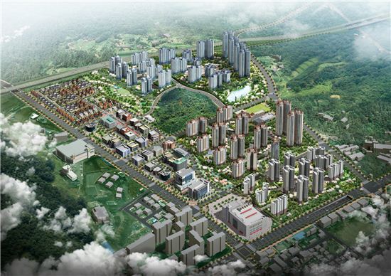 경기도 용인 역북지구 조감도