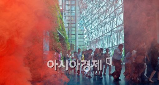 [포토]민방위 대피 훈련