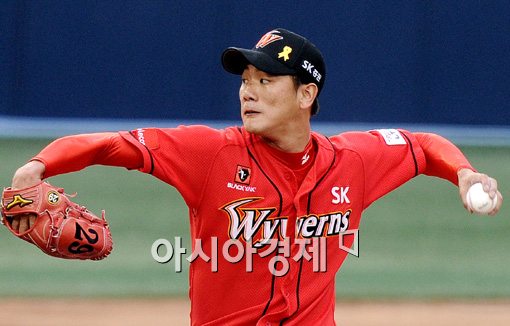 [포토]김광현,'연패 탈출 위해 에이스 출격'