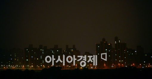 [포토]컴컴한 새벽에도 '대~한민국' 