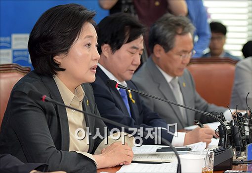 박영선 "朴대통령, 인사청문회 때문에 또 눈물 짓는 것 아니냐"