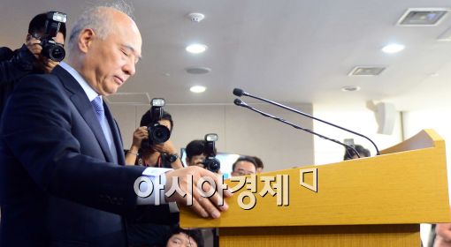 [전문]문창극 국무총리 후보자 자진사퇴 기자회견