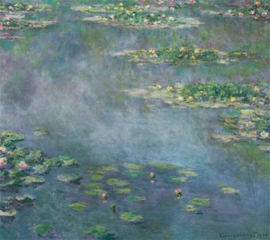 ▲프랑스 인상주의 화가 클로드 모네(Claude Monet) 작품 '수련' (사진: 소더비 제공)
