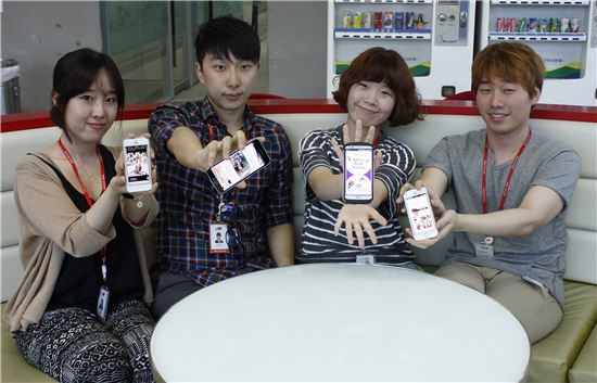 ▲(왼쪽부터)강해미, 김형주, 장지영, 조계홍 매니저
