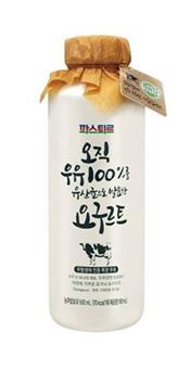 ▲ 롯데푸드 파스퇴르 '오직 우유 100% 요구르트'