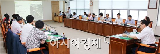 [포토]광주 동구, 너릿재 유아숲공원 조성사업 용역 보고회
