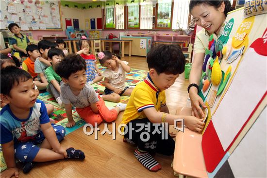 [포토]광주북구 두암보건지소, 어린이 건강교실 개최