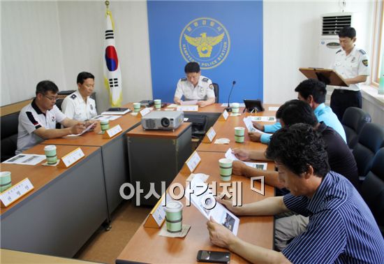 함평경찰, 2/4분기 교통규제심의회 개최