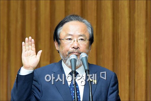 이주영 장관 "추석선물로 진도 수산물 구입해달라" 호소