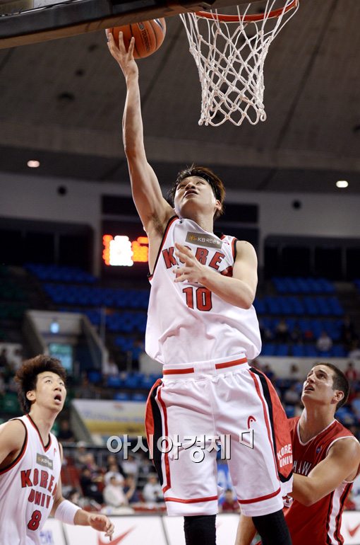 [포토]문성곤,'완벽한 노마크 찬스'