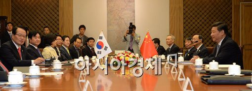 [포토]국회 찾은 시진핑 중국 국가주석 