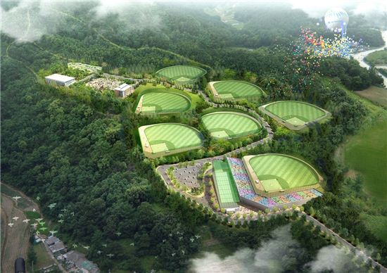 박찬호 야구공원, 국내 최대규모 내년 10월 개장 '총 공사비 330억'