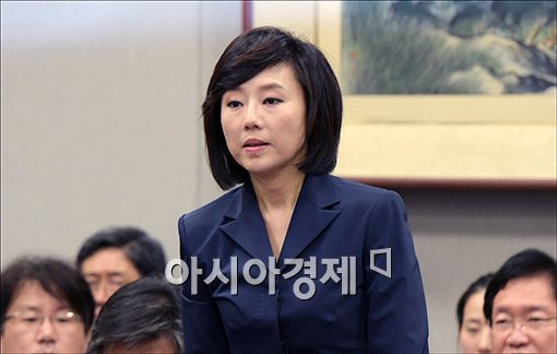 조윤선 전 청와대 정무수석.