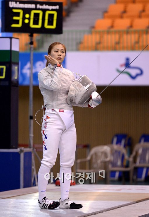 [포토]김지연,'준비해 볼까'