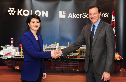 [포토] 코오롱워터앤에너지, 아커 솔루션과 JV 설립