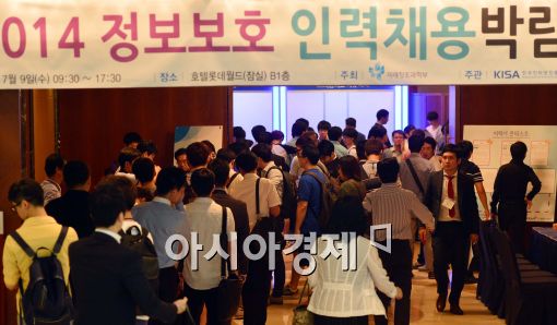 [포토]'2014 정보보호 인력채용 박람회' 개최