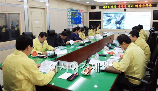 완도군 태풍 내습에 따른 24시간 비상근무 돌입