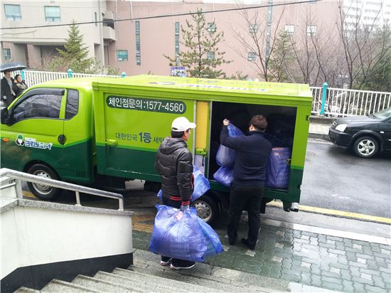 저소득 가정에 무료세탁 서비스하는 친절한 도봉구 