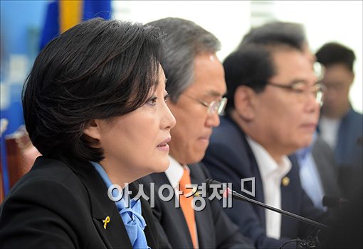 박영선 "김무성, 세월호특별법 처리 약속 지키는 일부터"