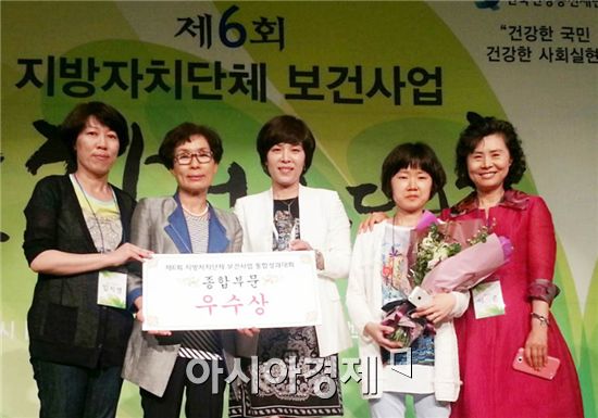 [포토]광주 남구, 보건사업 성과대회 종합부문 수상
