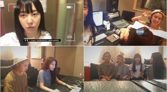 걸그룹 마마무(MAMAMOO), 자급자족 '셀프 디렉팅' 녹음현장 공개(사진: 마마무 페이스북)