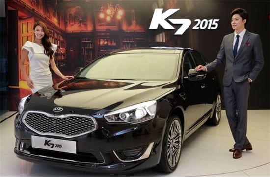 15일 기아차가  'K7 2015'를 출시했다.(사진: 기아자동차 제공)
