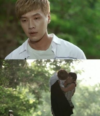 지현우 기습키스(사진:KBS2 '트로트의연인' 방송캡처)