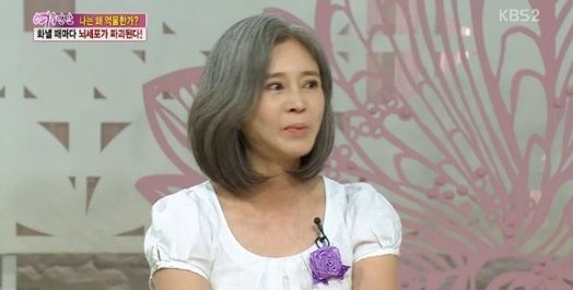 한기범 부인 안미애가 우울증을 겪었다고 고백했다. (사진:KBS2 '여유만만' 방송캡처)
