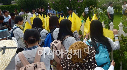 [포토]세월호 참사 진실을 위한 노란 깃발