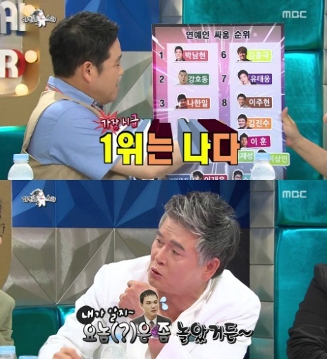 배우 이동준, 연예계 싸움순위 언급(사진: MBC '라디오스타' 방송캡처)