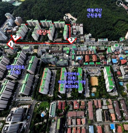 서울시 재건축 심의를 통과한 방배동 경남아파트 위치도 / 