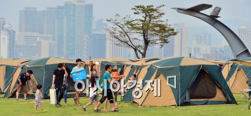 [포토]도심의 여름 캠핑장