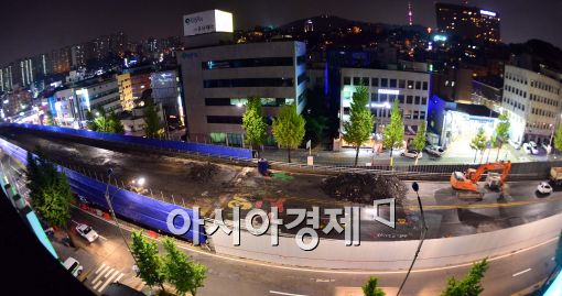 약수고가도로 철거 완료…내일부터 주변 정상화