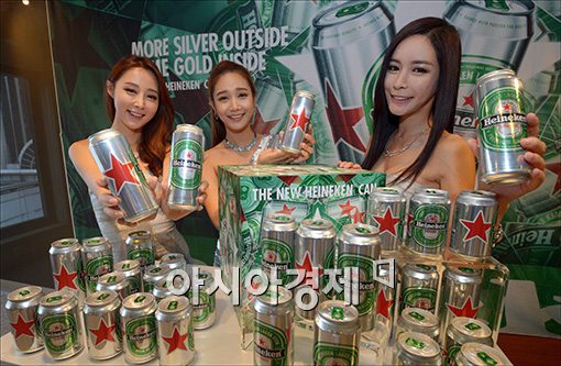 [포토]하이네켄, 새로운 디자인의 뉴 캔 출시