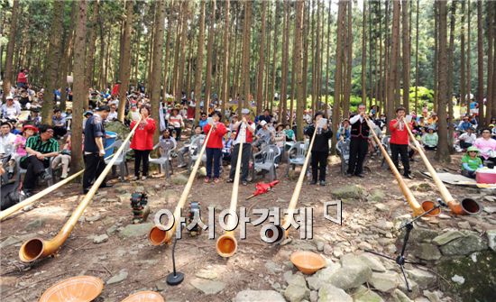 장성군, 축령산 산소(O2)축제 8월16일  개최