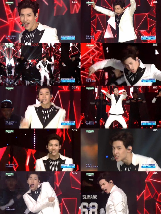 '인기가요' 헨리, 열창+바이올린+변화무쌍한 표정