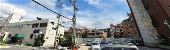 서울 동작구 신대방동 355-30 일대에 추진 중인 지역주택조합 사업장 전경