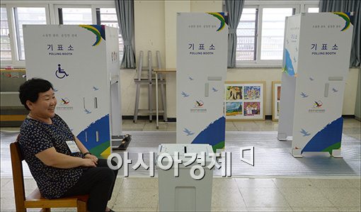 [포토]썰렁한 투표소