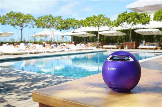 소니, 방수 블루투스스피커 SRS-X1 출시…'11.9만'