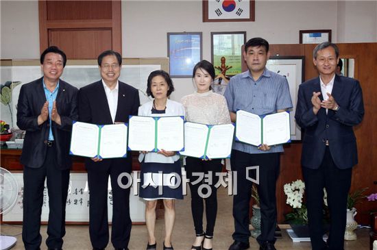 [포토]광주북구-사회적기업 일자리 창출 협약식