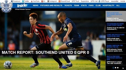 윤석영, QPR 프리시즌 첫 출전…0-0 무승부