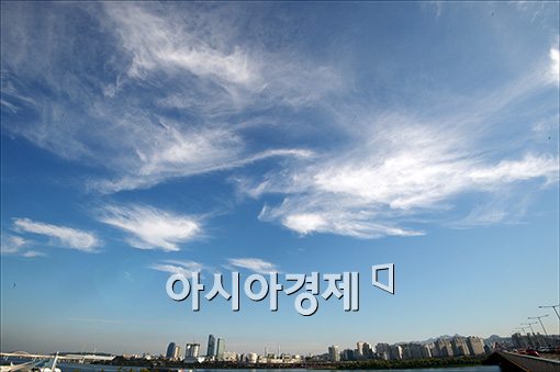 [포토]태풍전야, 맑고 고요한 서울하늘