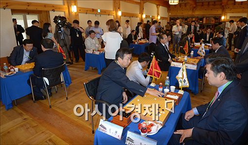 [포토]한중 의원, 친선 바둑교류전