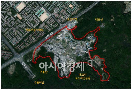 구룡마을 개발계획 도면(자료:서울시)