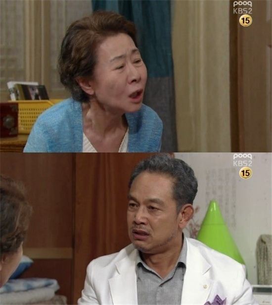 배우 김영철과 윤여정이 마침내 이혼 결심을 굳혔다. / 해당 방송 캡쳐