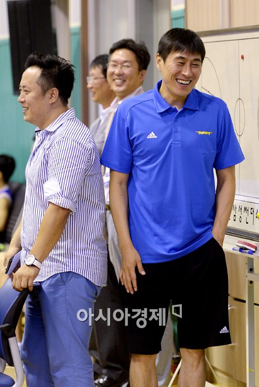 [포토]이상민 감독,'드림캠프, 너무 즐거워요'