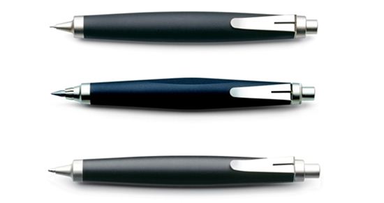 (위쪽부터) 라미 스크리블 메커니컬 펜슬(Mechanical Pencil) 0.7mm, 3.15mm, 볼펜(Ballpoint Pen)