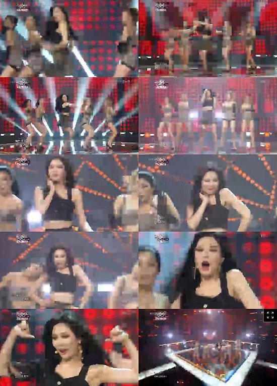 '뮤직뱅크' 현아, '섹시? 따라올테면 따라와 봐'