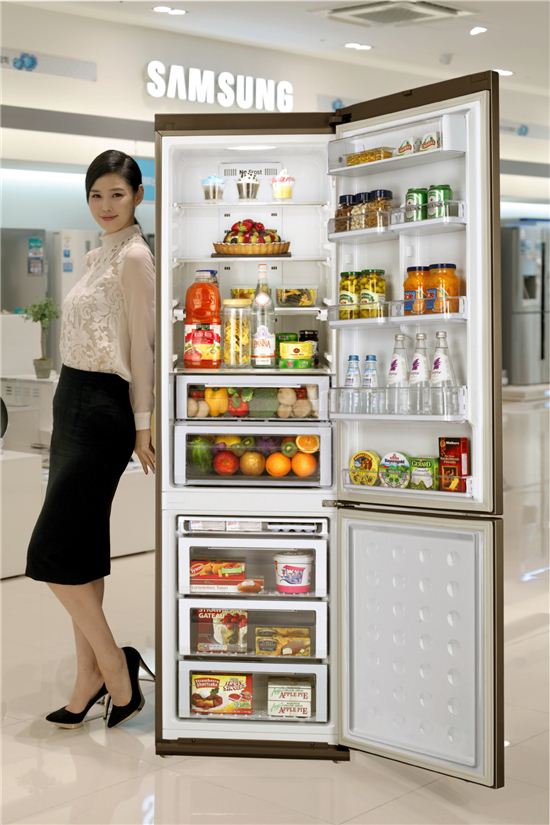 삼성전자, 1인가구 맞춤형 '슬림스타일' 냉장고 출시