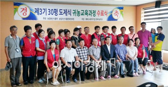 전북귀농귀촌학교 제3기 ‘30평 도제식 귀농교육’ 수료식